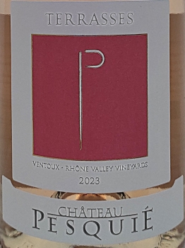 Chateau Pesquie Terrasses Rosé 2023 AC Ventoux Roséwein trocken 0,75l